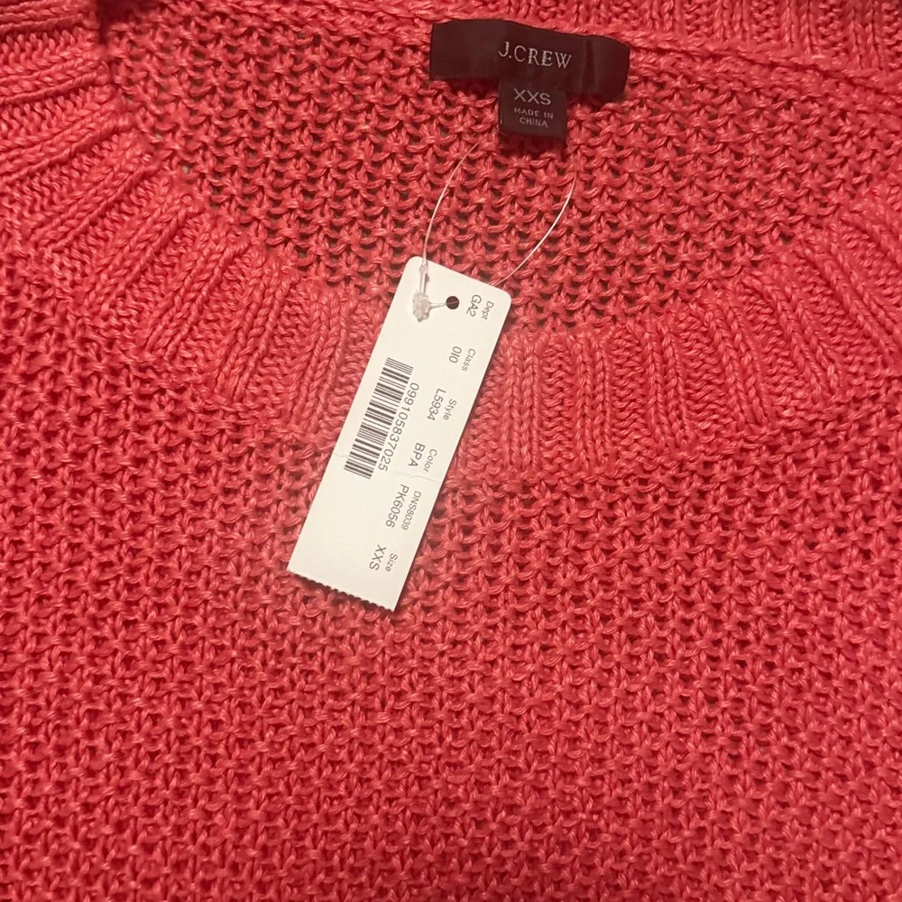 🏖️ J. Crew Linen Relaxed Beach Sweater